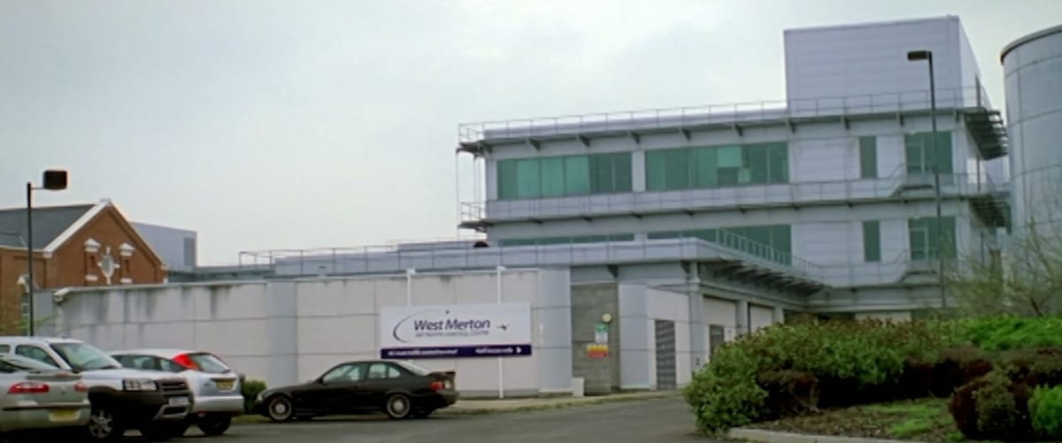 Frame from Spooks showing South East Air Traffic Control Centre